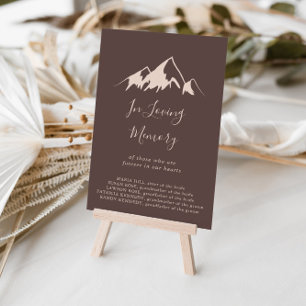 Poster Panneau Clair Montagne Country In Memoriam