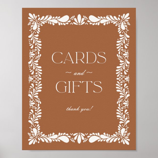 Poster Panneau Clay Talavera Cartes et Cadeaux Espagnol (Devant)