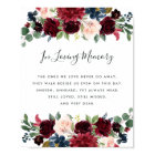 Panneau commémoratif de mariage Radiant Bloom