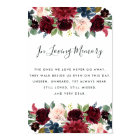 Panneau commémoratif de mariage Radiant Bloom