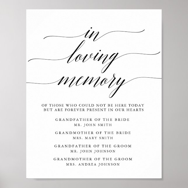 Poster Panneau commémoratif de typographie (Devant)