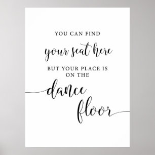 Poster Panneau Danse mariage plancher Chaussures dansante