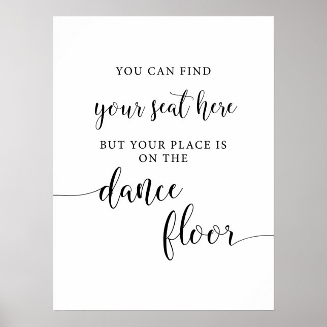 Poster Panneau Danse mariage plancher Chaussures dansante (Devant)