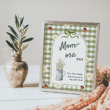 Panneau de Baby Shower Love Bug Momosa Bar