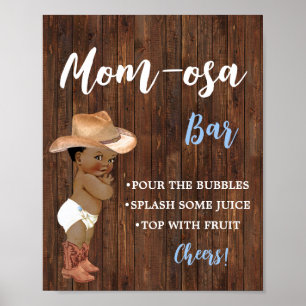 Poster Panneau de Baby shower Mimosa Bar Momosa Bar AA Co