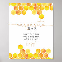 Panneau de bar à Margarita pour abeille à miel