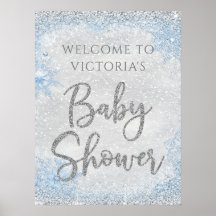 Panneau de bienvenue Baby Shower Conte de fées d'h