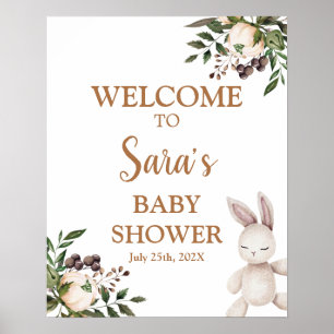 Poster Panneau de bienvenue Baby Shower pour une nurserie