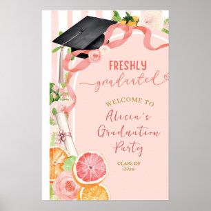 Poster PANNEAU DE BIENVENUE C212 Fruits d'été Citrus Dipl