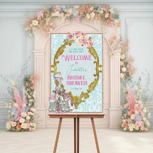 Poster Panneau de bienvenue de Marie Antoinette