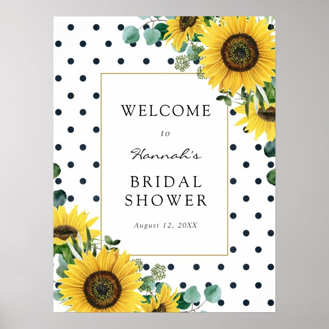 Poster Panneau de bienvenue pour Baby Shower sur les tour (Devant)