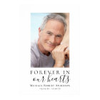 Panneau de bienvenue pour des funérailles simples