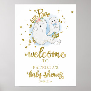 Poster Panneau de bienvenue pour la Baby Shower d'Hallowe