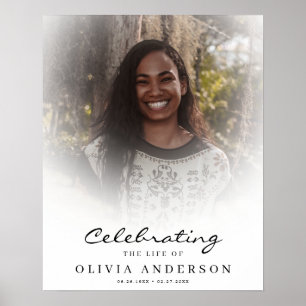 Poster Panneau de bienvenue pour la célébration de la vie