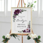 Panneau de bienvenue pour la soirée de mariage aux