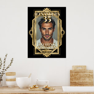 Poster Panneau de bienvenue pour l'anniversaire de Gatsby
