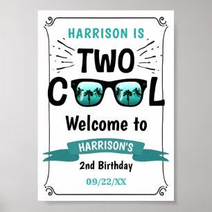 Poster Panneau de bienvenue pour les 2 ans de Two Cool Bo