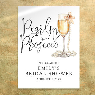 Poster Panneau de bienvenue pour une baby shower de maria