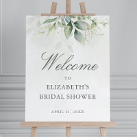 Panneau de bienvenue pour une baby shower de maria