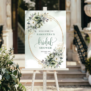 Poster Panneau de bienvenue pour une baby shower mariage 