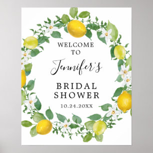 Poster Panneau de bienvenue pour une baby shower sur le t