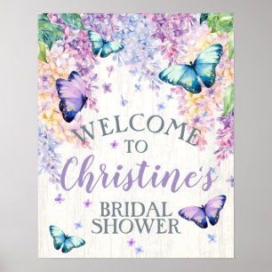 Poster Panneau de bienvenue pour une baby shower sur le t