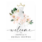 Panneau de bienvenue pour une élégante douche de m