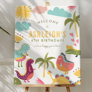Poster Panneau de bienvenue pour une fête d'anniversaire