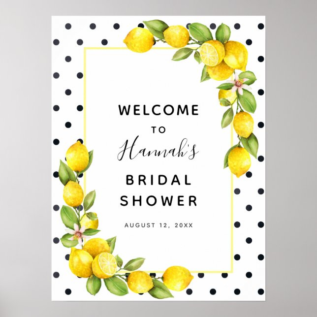 Poster Panneau de Bienvenue pour une Fête de Mariage sous (Devant)