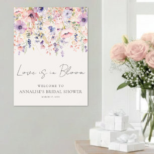 Poster Panneau de bienvenue pour une fête prénuptiale de