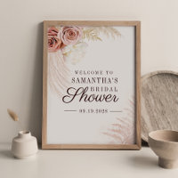 Panneau de bienvenue pour une fête prénuptiale en