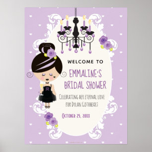 Poster Panneau de bienvenue pour une fête prénuptiale got