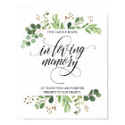 Panneau de Bougie Mémorielle En Mémoire Affectueus