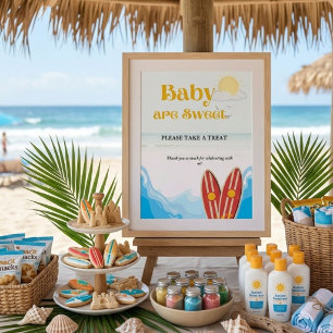 Poster Panneau de cadeau de fête prénatale pour bébé plan