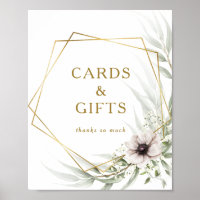 Panneau de cartes et cadeaux géométriques Eucalypt