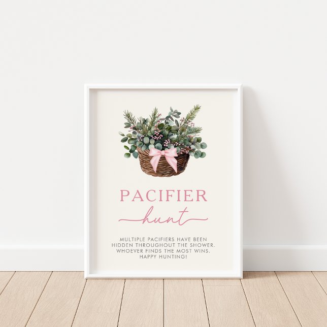 Poster Panneau de chasse de Pacifique Woodland d'hiver (Créateur téléchargé)