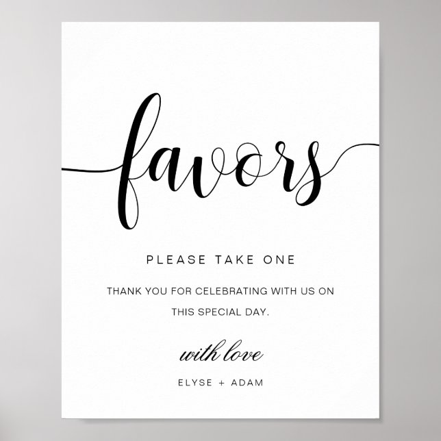 Poster Panneau de faveur minimal moderne de Leyton (Devant)