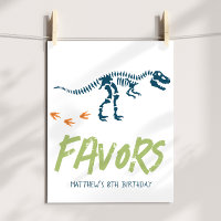 Panneau de Fête Anniversaire Garçons Dinosaure T-R