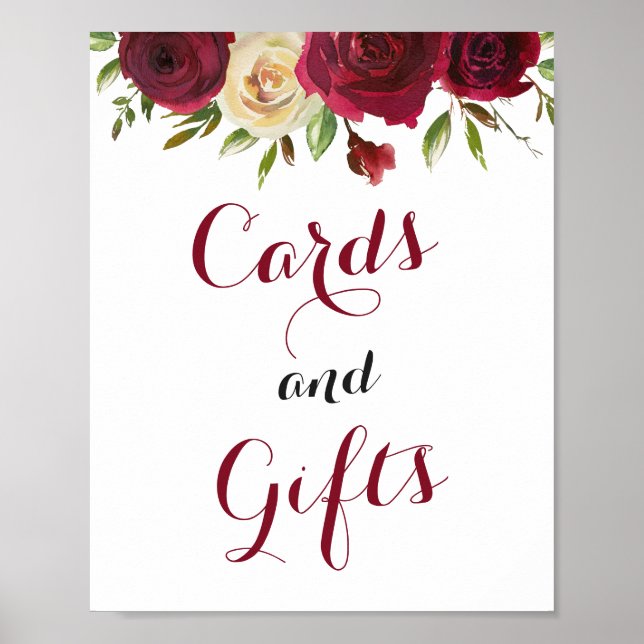 Poster Panneau de Fête des mariées Mariage des cartes et  (Devant)