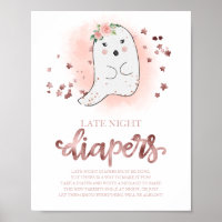 Panneau de jeu pour Baby Shower : Couches pour tar