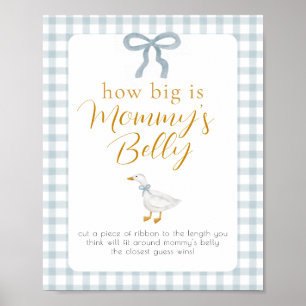 Poster Panneau de jeu pour Baby Shower pour le bébé du ve