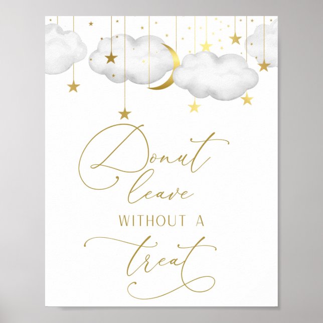 Poster Panneau de la barre d'âne, signe de la fiche de Ba (Devant)