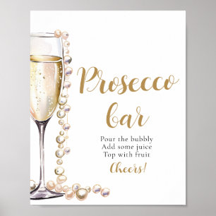 Poster Panneau de la barre de poursuites pour perles et p