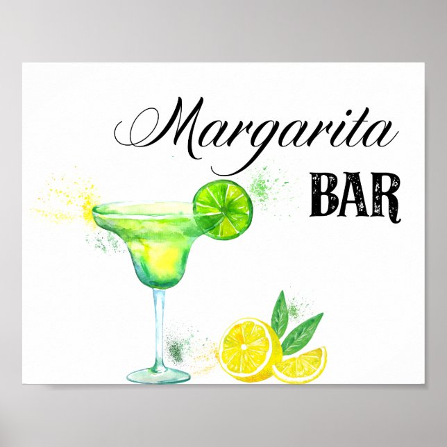 Poster Panneau de la barre Margarita (Devant)