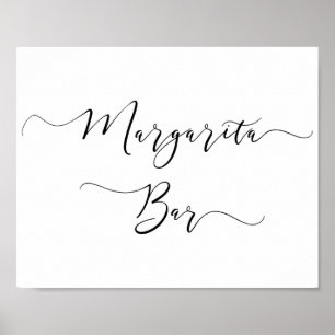 Poster Panneau de la barre Margarita