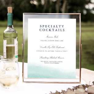 Poster Panneau de la barre Mariage Marées Seaglass