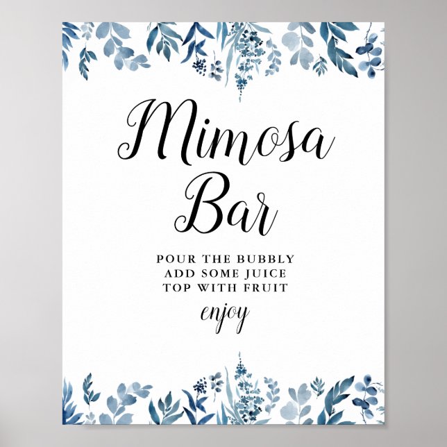 Poster Panneau de la barre mimosa (Devant)