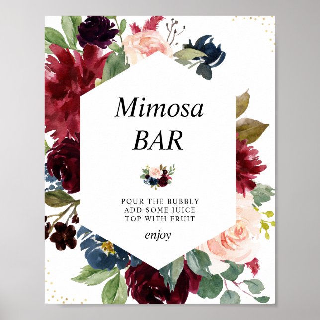 Poster panneau de la barre mimosa (Devant)