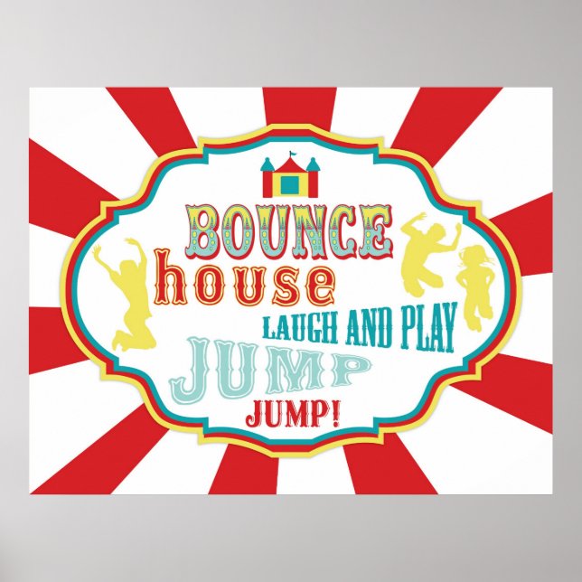 Poster Panneau de la Maison de rebond Carnaval ou Circus (Devant)