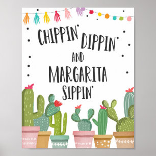 Poster Panneau de la table Chippin Dippin Margarita Sippi